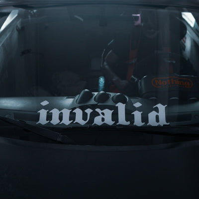 "INVALID" Banner
