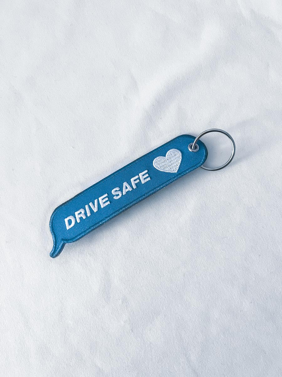 "Drive Safe <3" Jet Tag